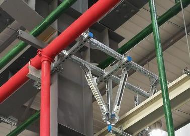 南充市该抗震支架的整体式支吊架结构协调性好